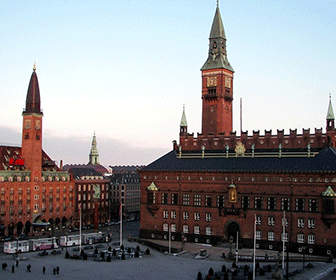 Plaza del ayuntamiento de Copenhague