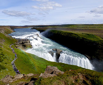 Cascada de Islandia