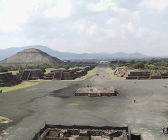 Pirámides De Teotihuacan En Mexico